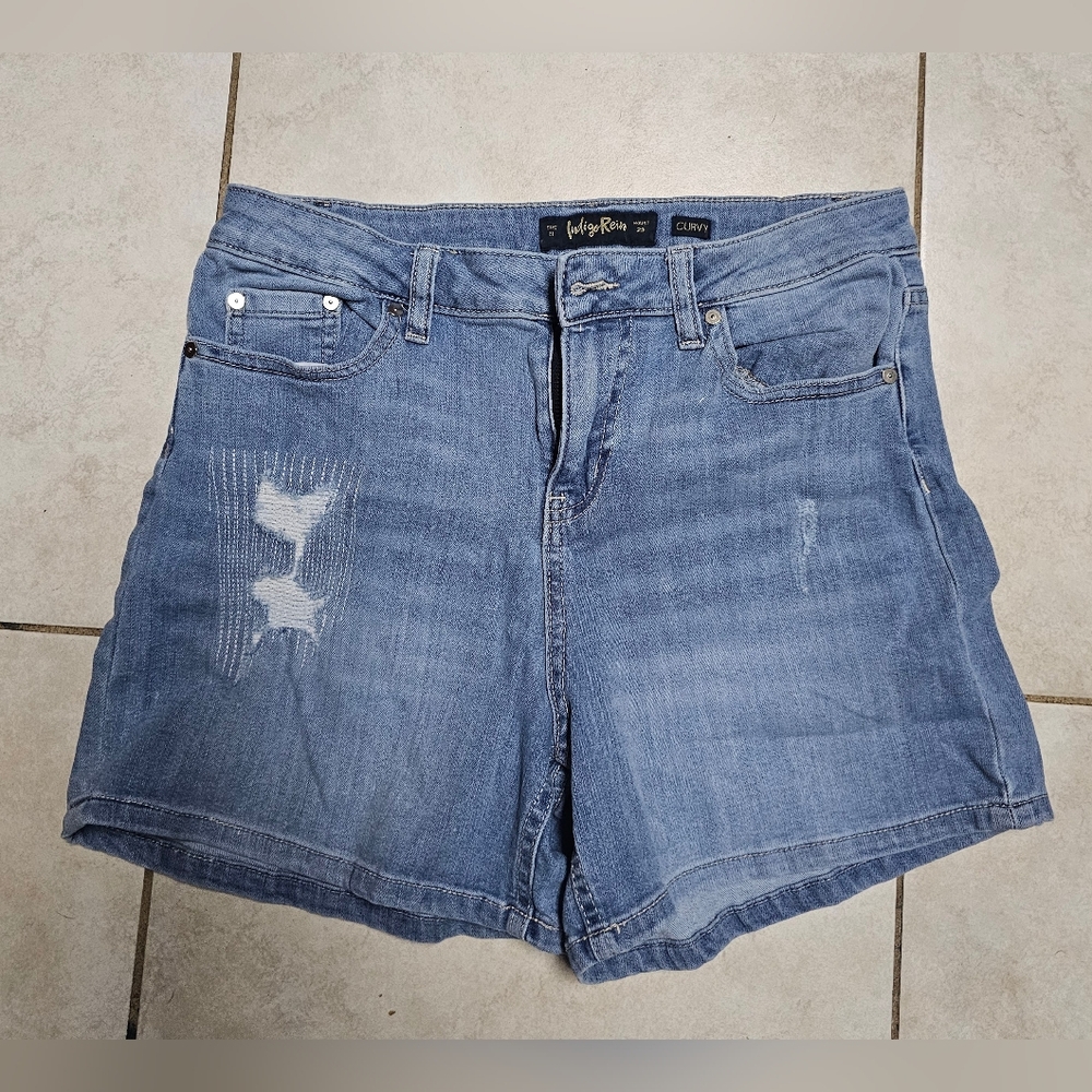 indigo rein shorts 11 / 29 cutoff denim